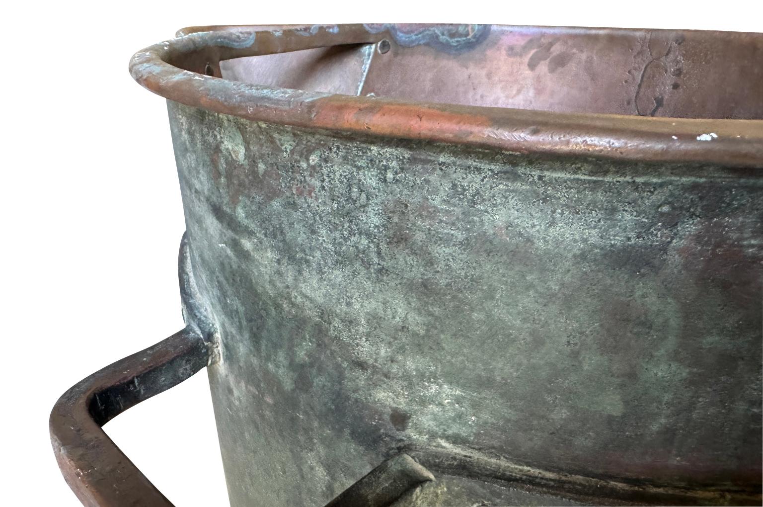 Early 19th Century Copper Cauldron For Sale 4