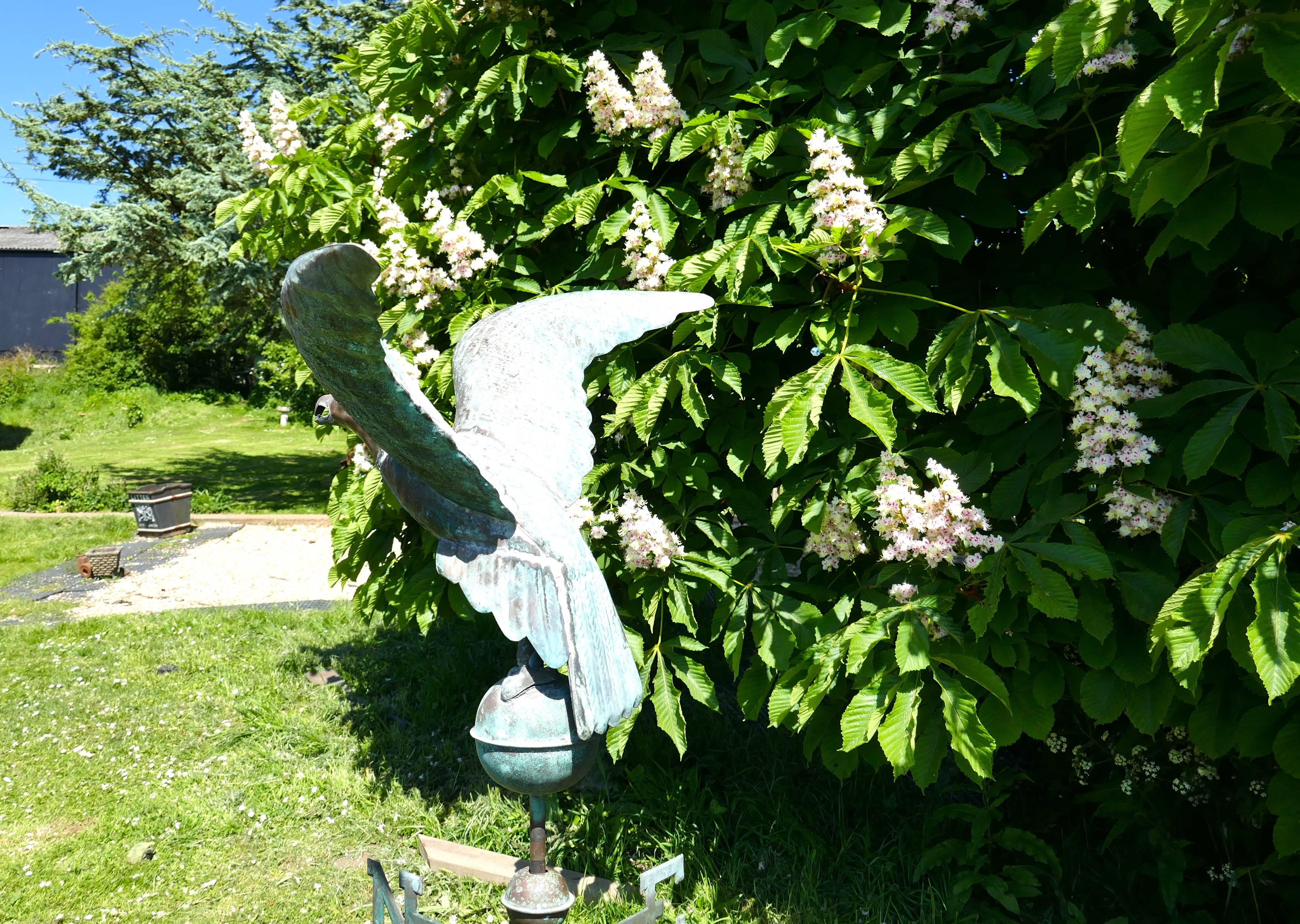 Early 19th Century Copper Eagle, Weather Vane In Good Condition In Chillerton, Isle of Wight