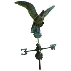 Antique Early 19th Century Copper Eagle, Weather Vane