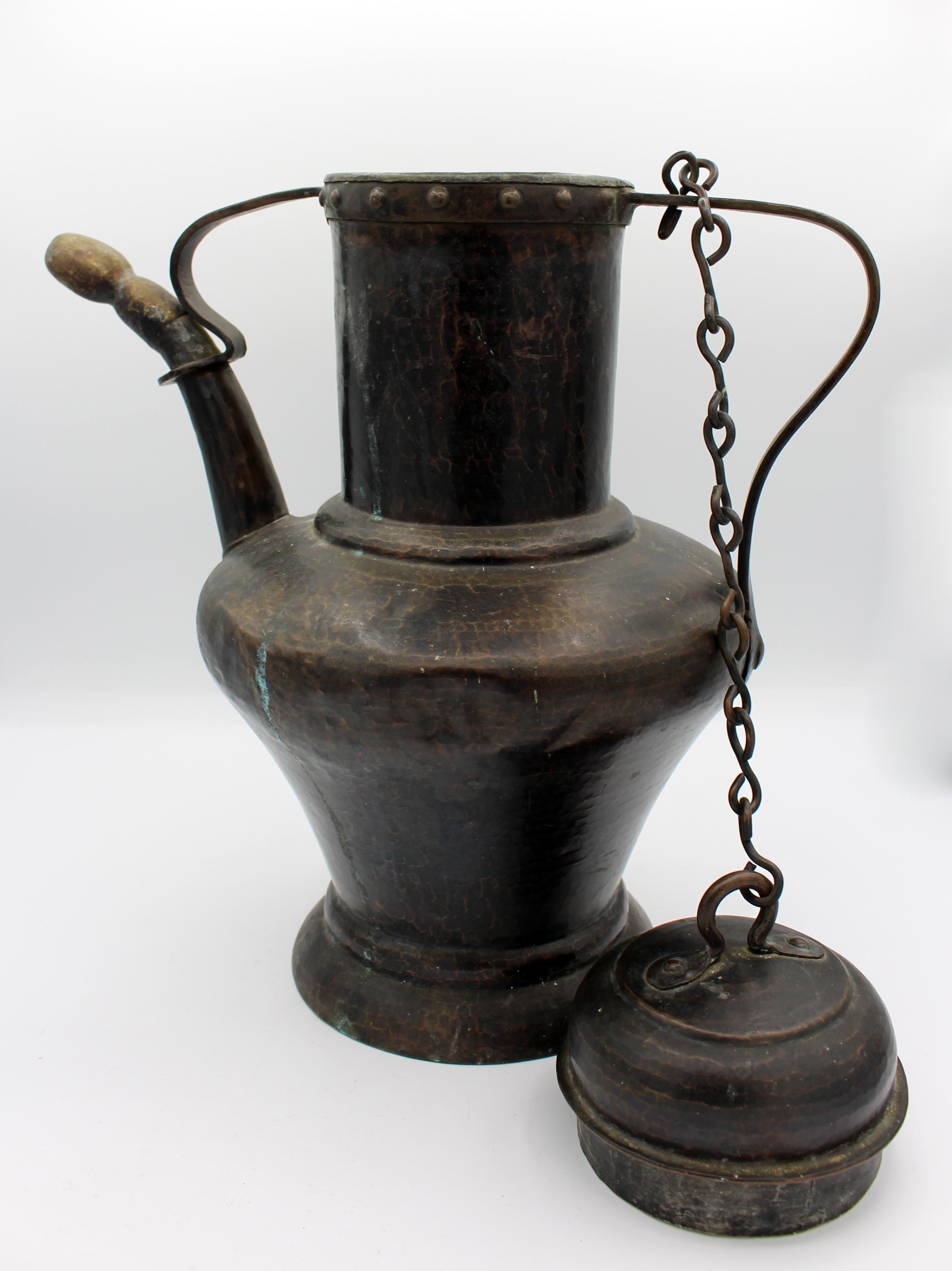 Early 19th Century Copper Milk Flagon For Sale 1