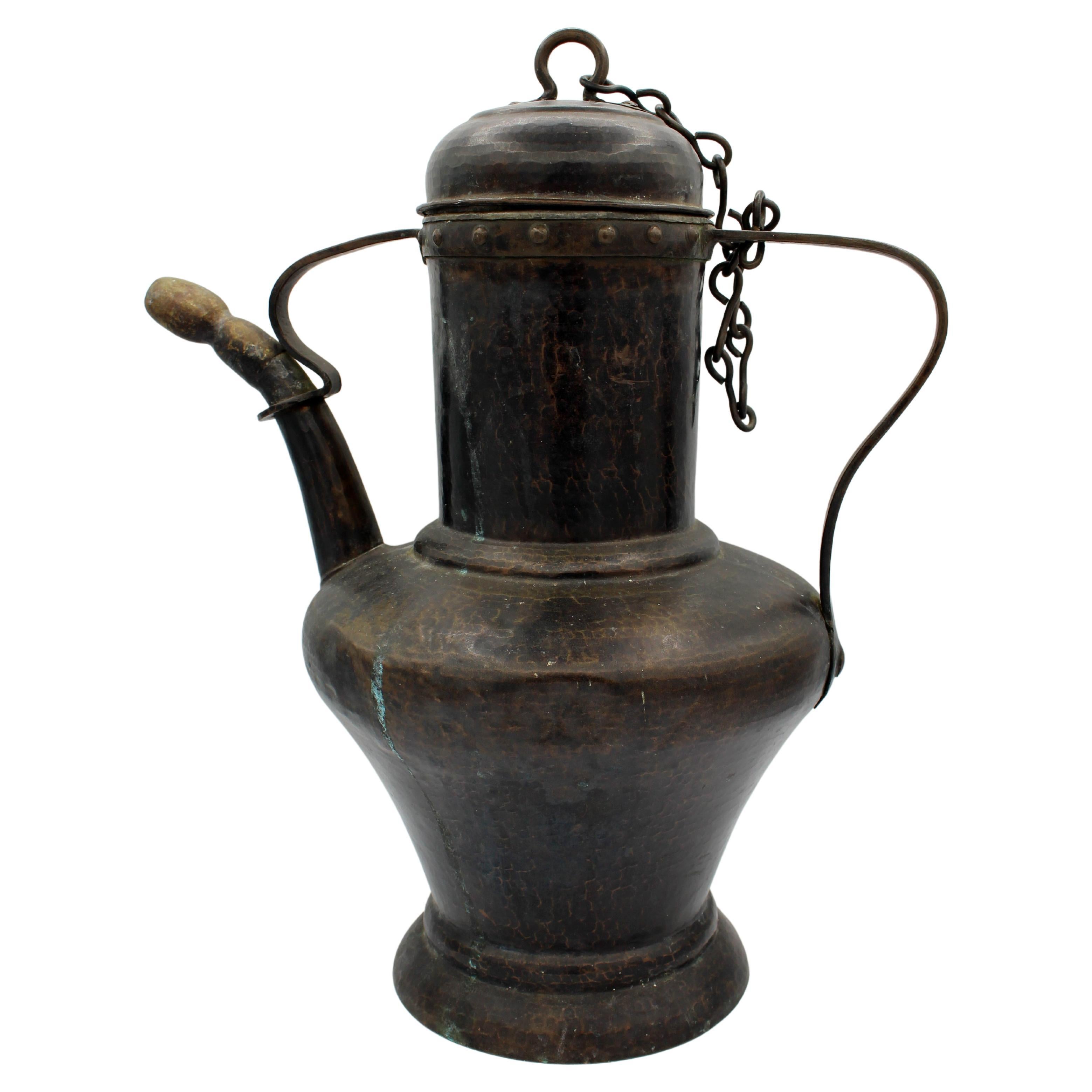 Early 19th Century Copper Milk Flagon For Sale