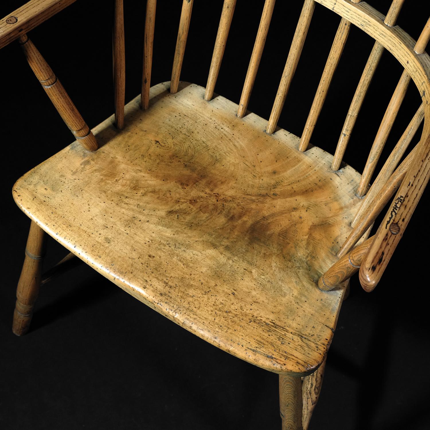 Ash Early 19th Century Cornish Windsor Chair, English, West Country, Sycamore