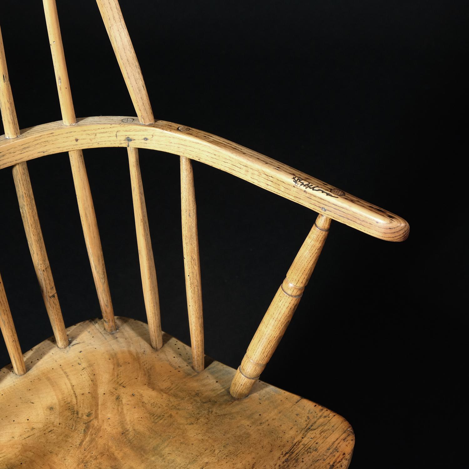 Early 19th Century Cornish Windsor Chair, English, West Country, Sycamore 3
