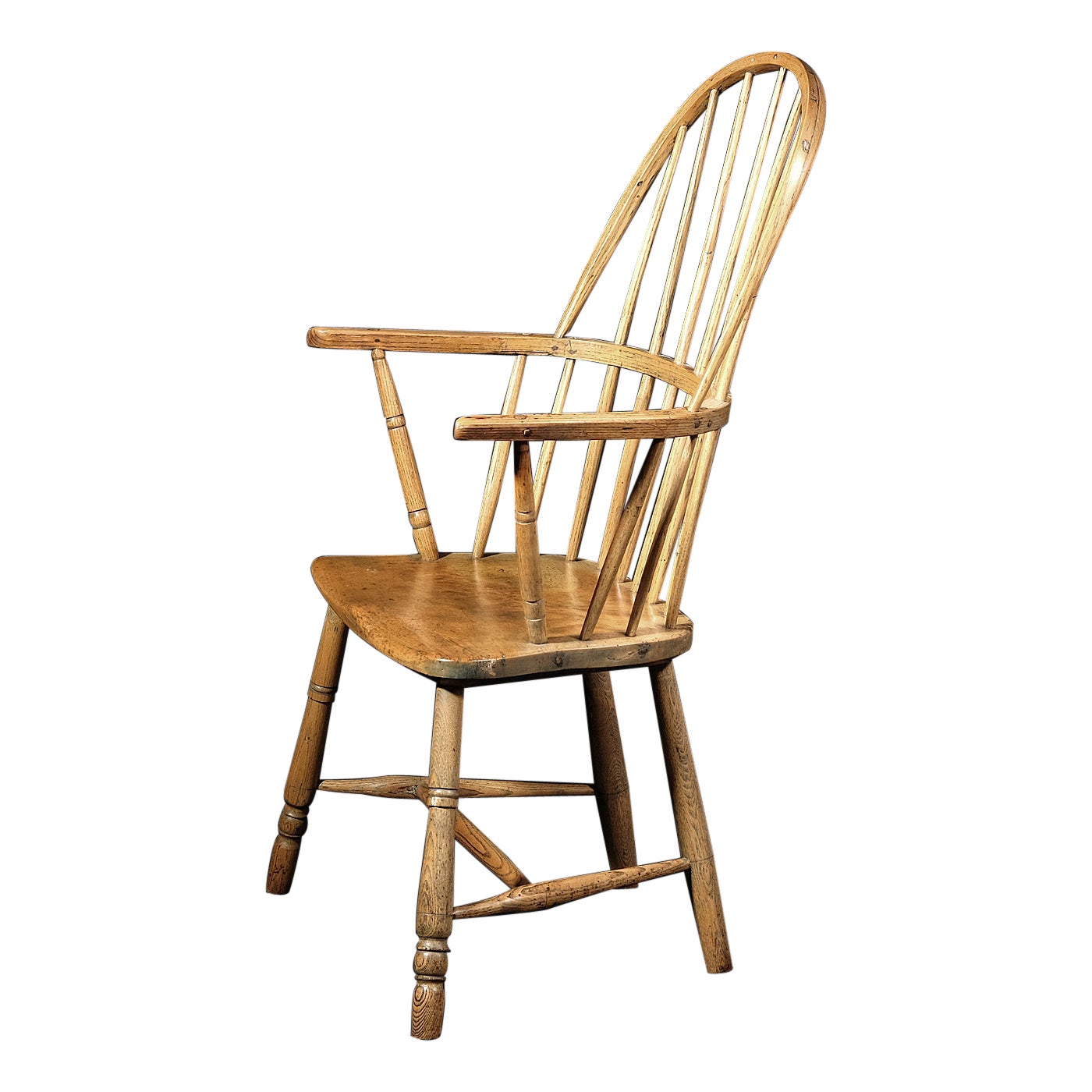 Early 19th Century Cornish Windsor Chair, English, West Country, Sycamore