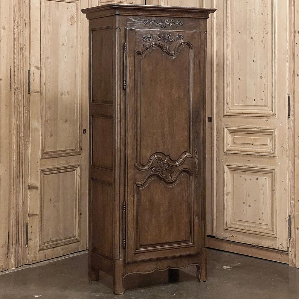 Early 19th Century Country French Bonnetiere ~ Cabinet was literally designed to be the first thing one encountered when entering the home through the door most often used by the family.  Ideal for stashing hats, bonnets (hence the name), outerwear