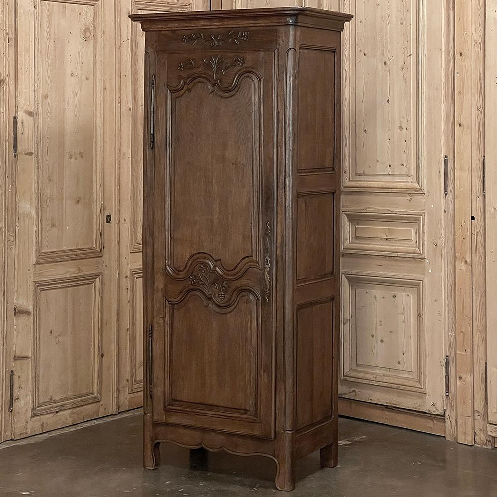 Rustic Early 19th Century Country French Bonnetiere ~ Cabinet For Sale