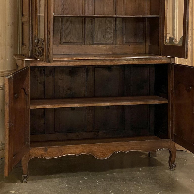 Early 19th Century Country French Bookcase ~ China Buffet from Normandie For Sale 9