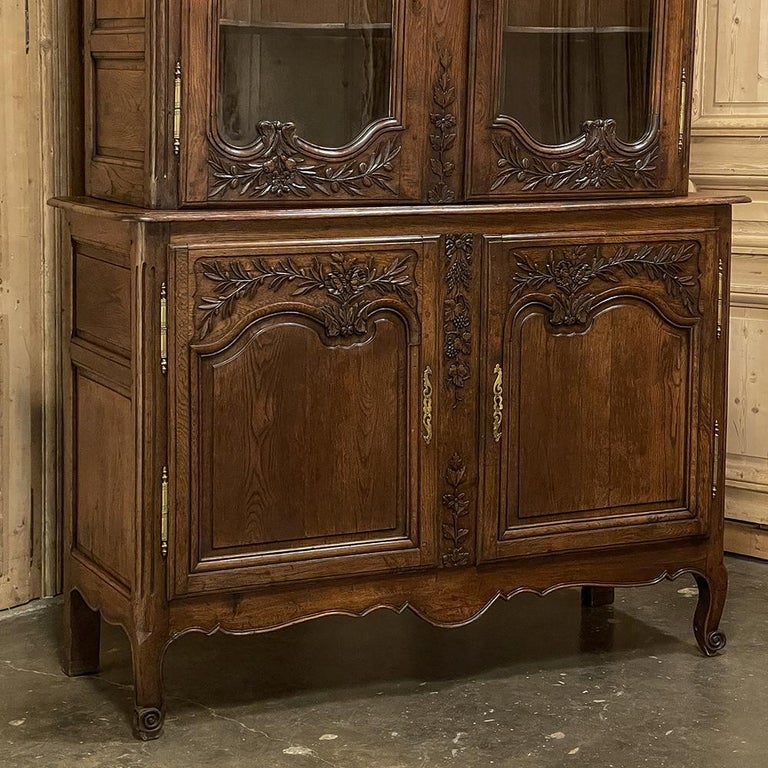 Early 19th Century Country French Bookcase ~ China Buffet from Normandie For Sale 14