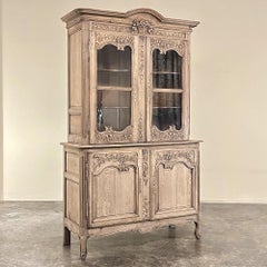 Early 19th Century Country French Bookcase ~ China Buffet from Normandie