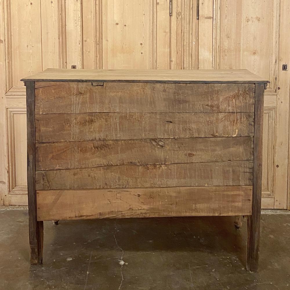 Early 19th Century Country French Louis XVI Stripped Oak Commode 8