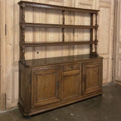 Early 19th Century Country French Rustic Vaisselier Buffet