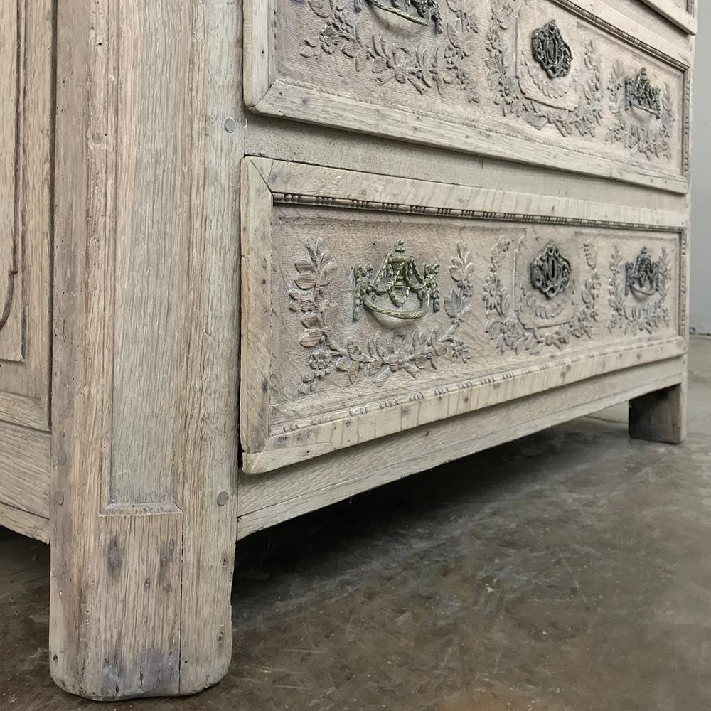 Early 19th Century Country French Stripped Commode 2
