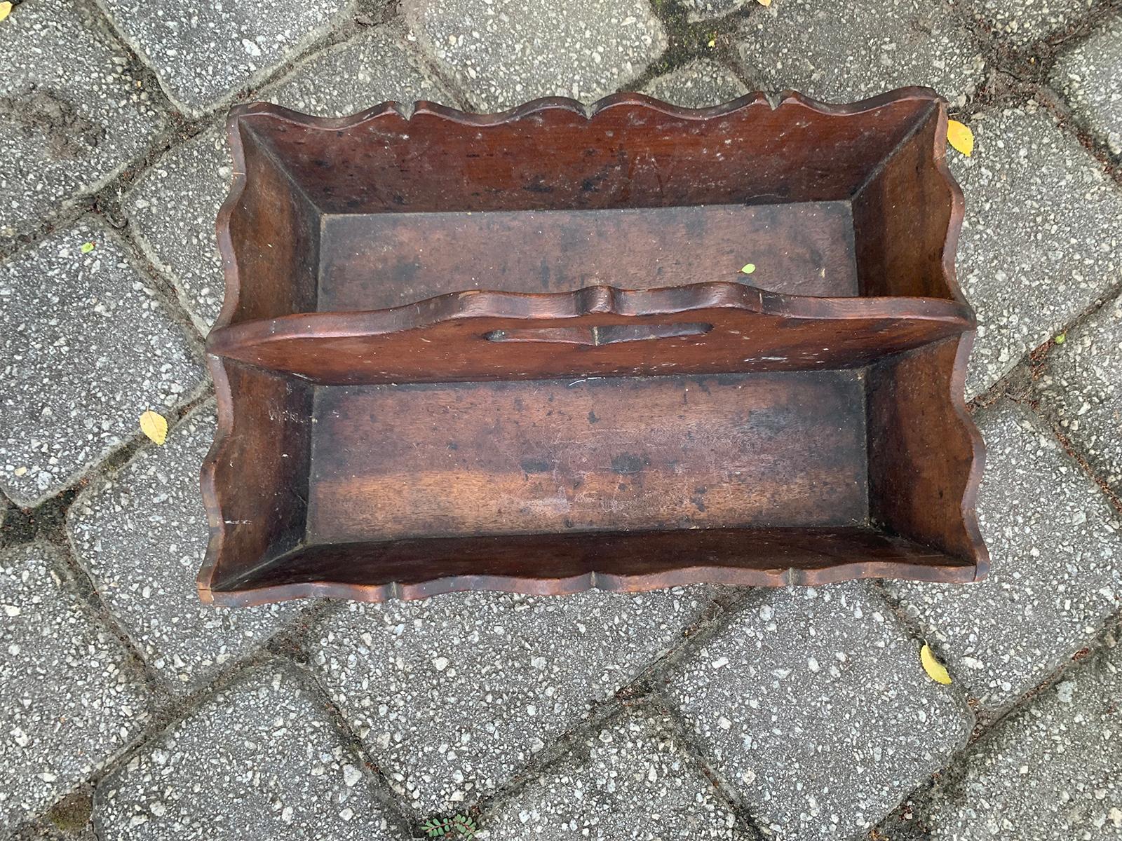 Wood Early 19th Century Cutlery Tray, circa 1810 For Sale