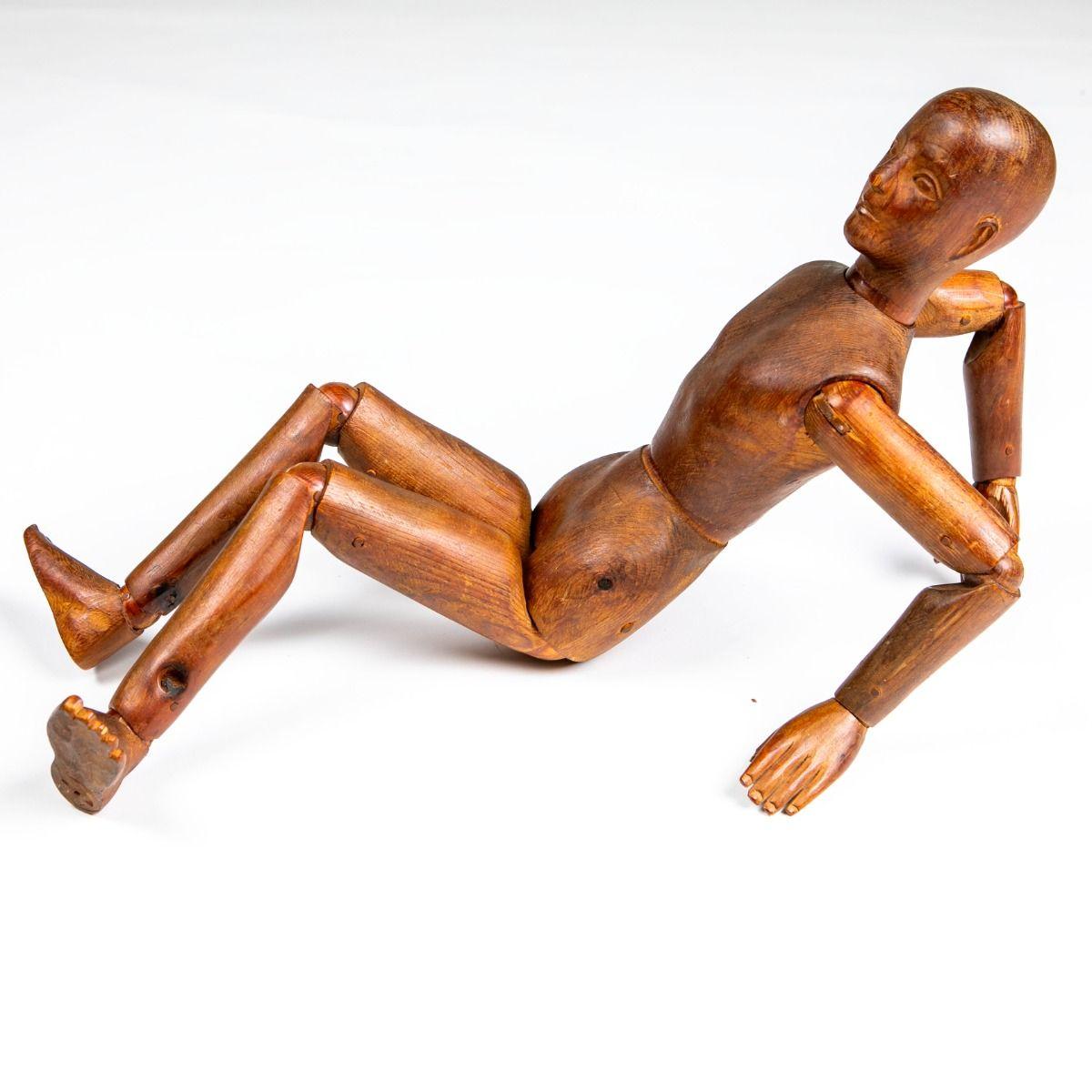 Early 19th Century Danish Articulated Artist’s Mannequin For Sale 5