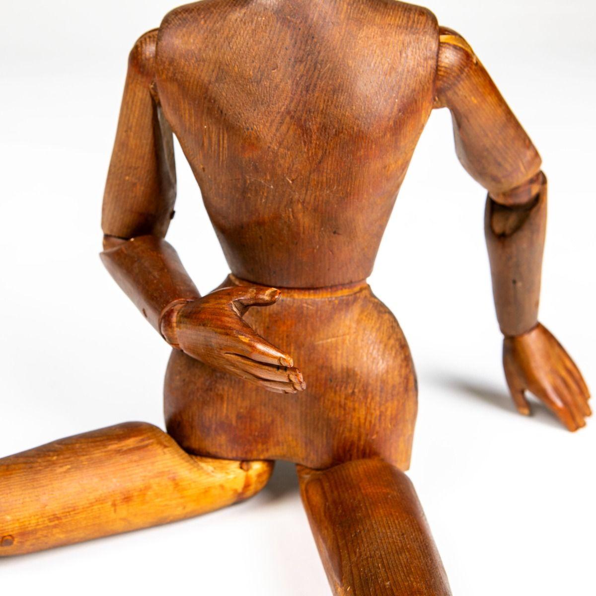 Early 19th Century Danish Articulated Artist’s Mannequin For Sale 6