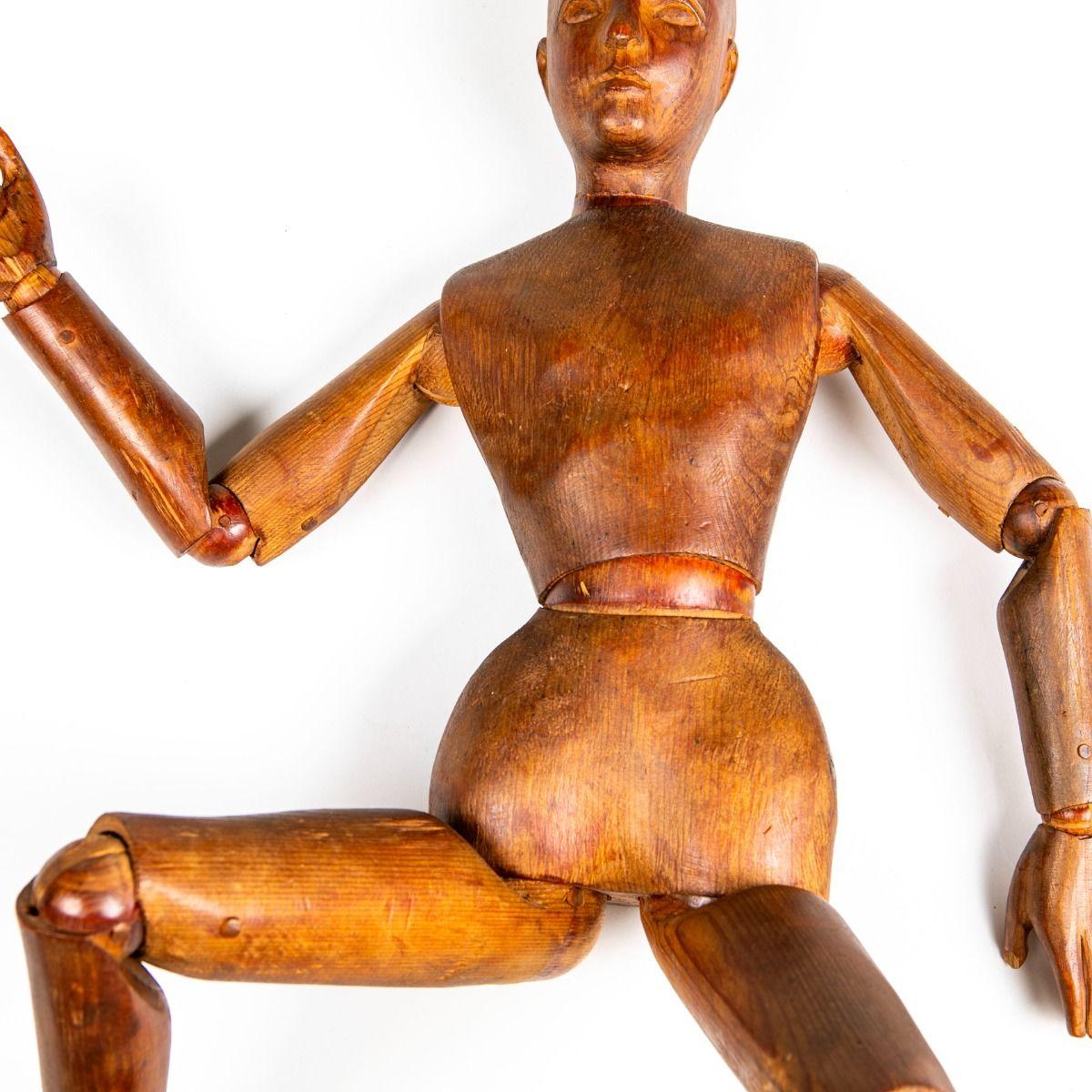 Early 19th Century Danish Articulated Artist’s Mannequin For Sale 8