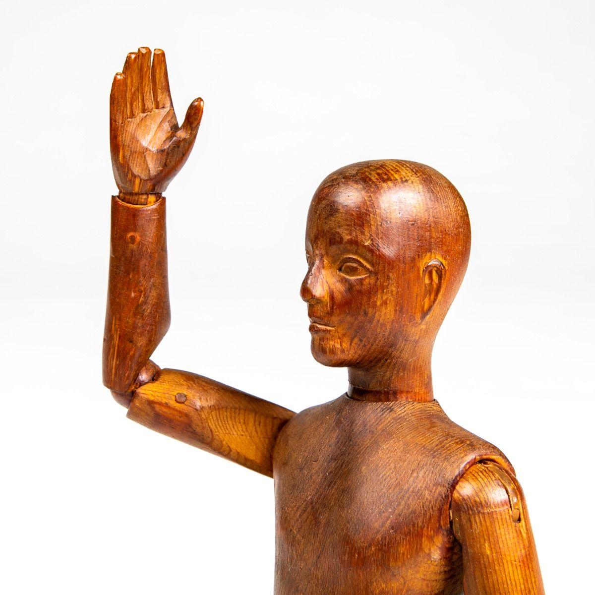 Early 19th Century Danish Articulated Artist’s Mannequin For Sale 1