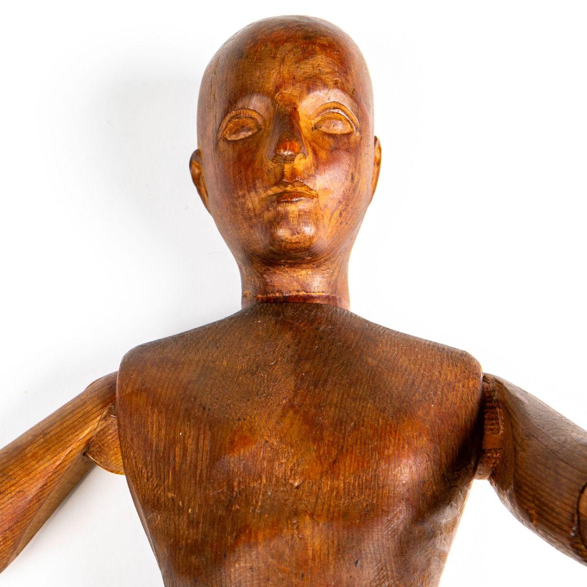 Early 19th Century Danish Articulated Artist’s Mannequin For Sale 2