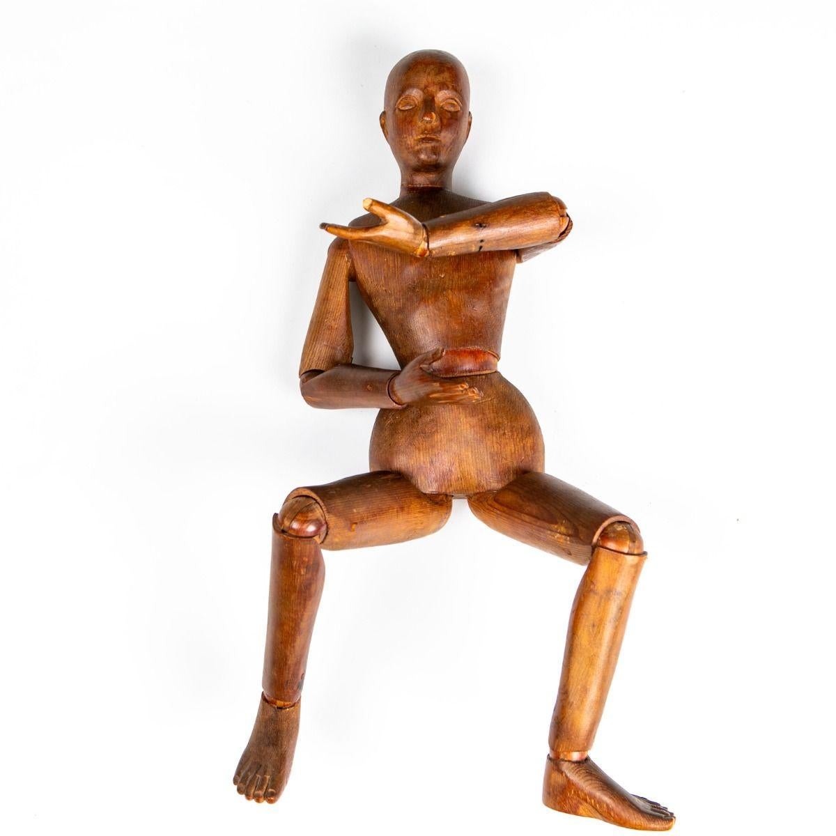 Early 19th Century Danish Articulated Artist’s Mannequin For Sale 3