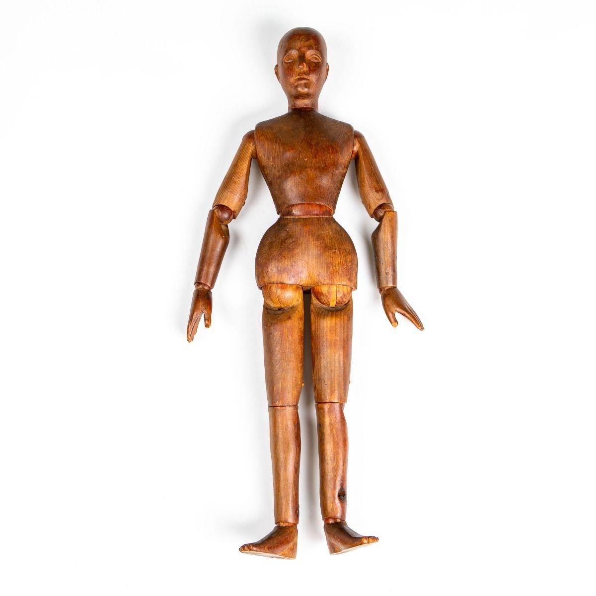 Early 19th Century Danish Articulated Artist’s Mannequin For Sale 4