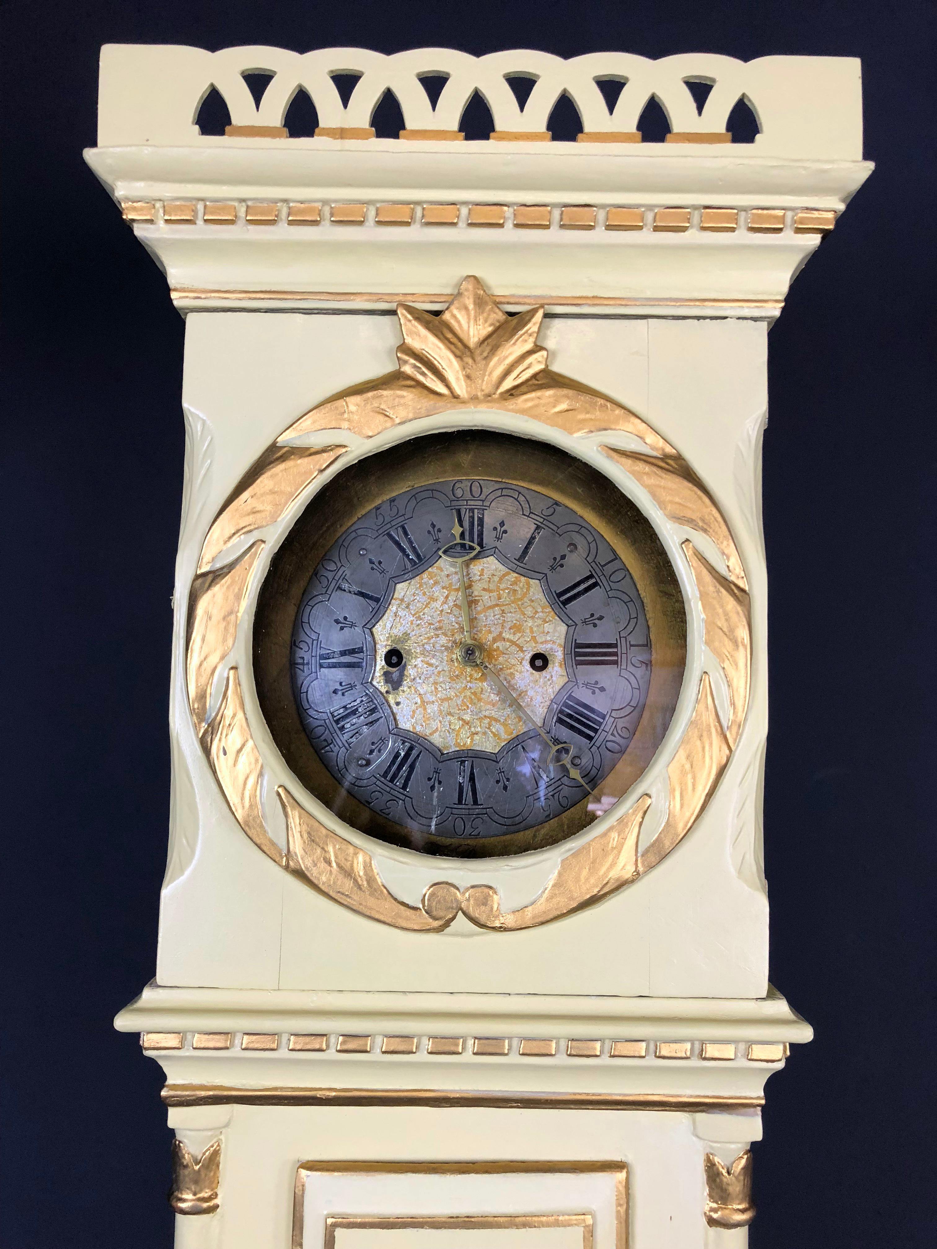 Early 19th Century Danish Long Case Clock by T Riis 1817 1