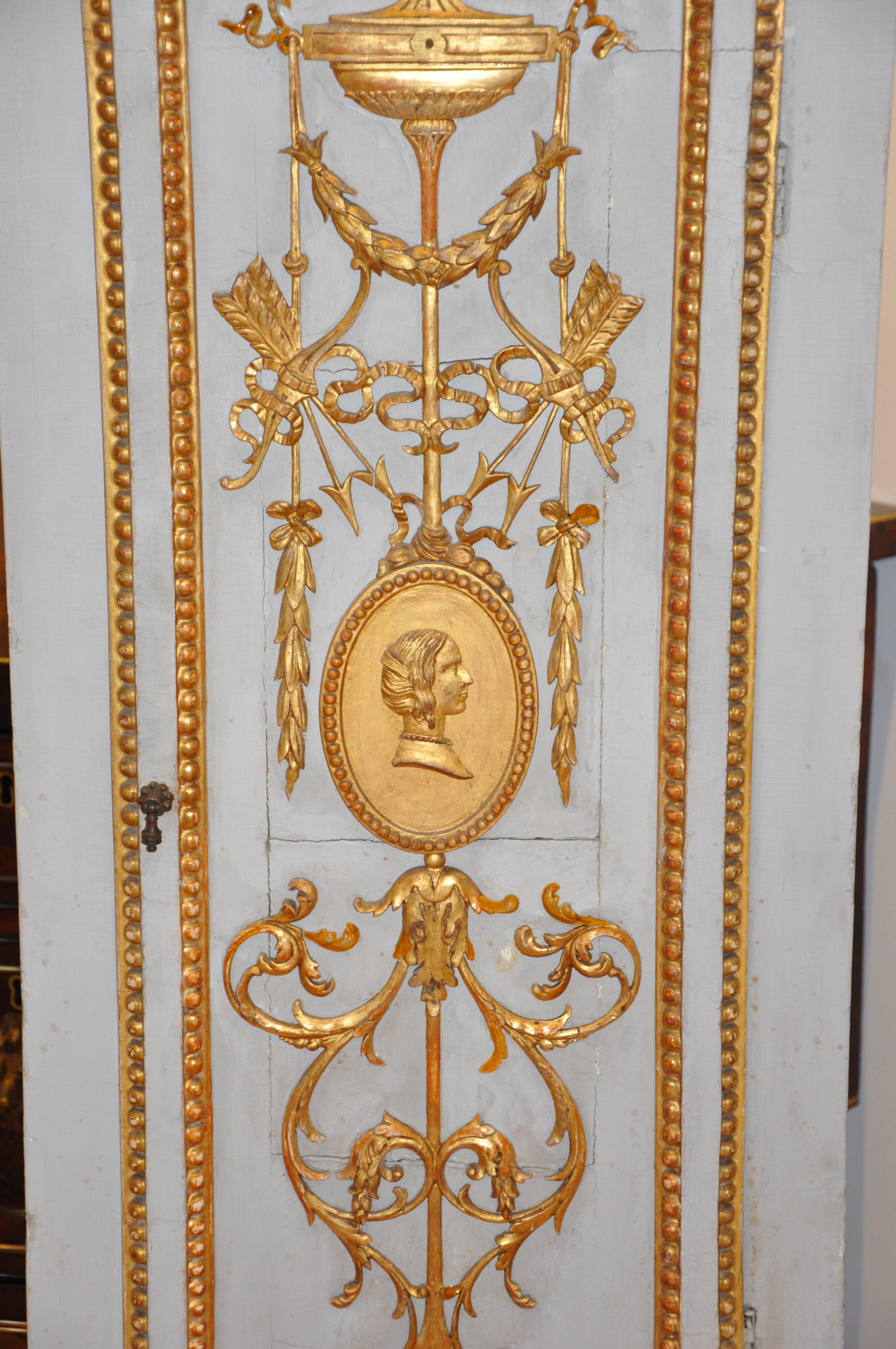 Early 19th Century Danish Neoclassical Longcase Clock In Good Condition For Sale In Essex, MA