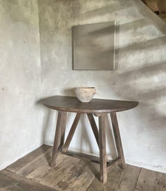 Early 19th Century  Demi Lune Console Table