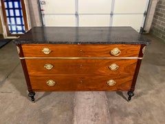 Early 19th Century Directoire 3 Drawer Commode