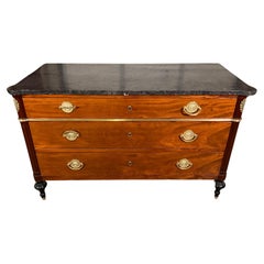Early 19th Century Directoire 3 Drawer Commode