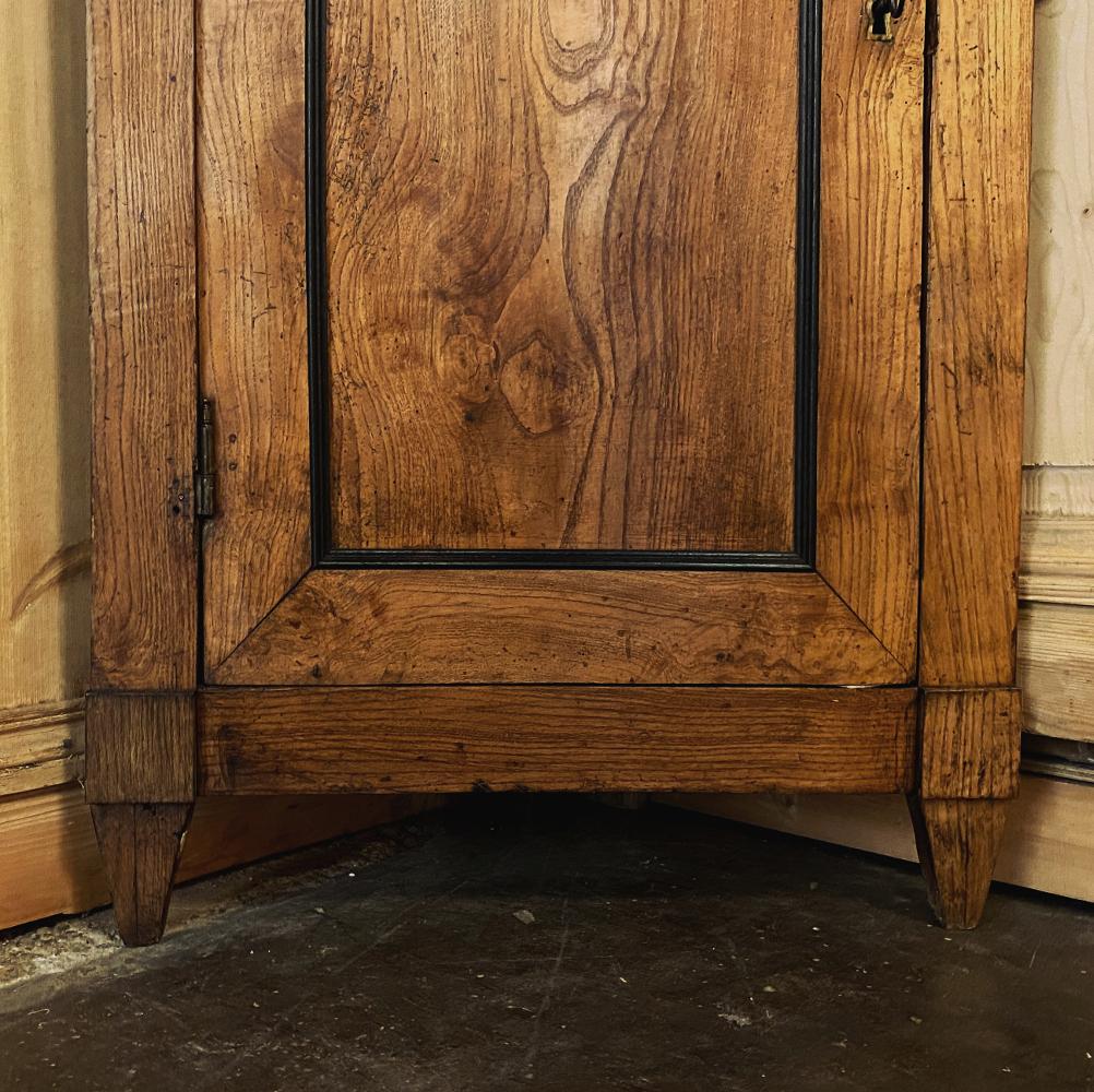 Early 19th Century Directoire Period Ebonized Corner Cabinet 5