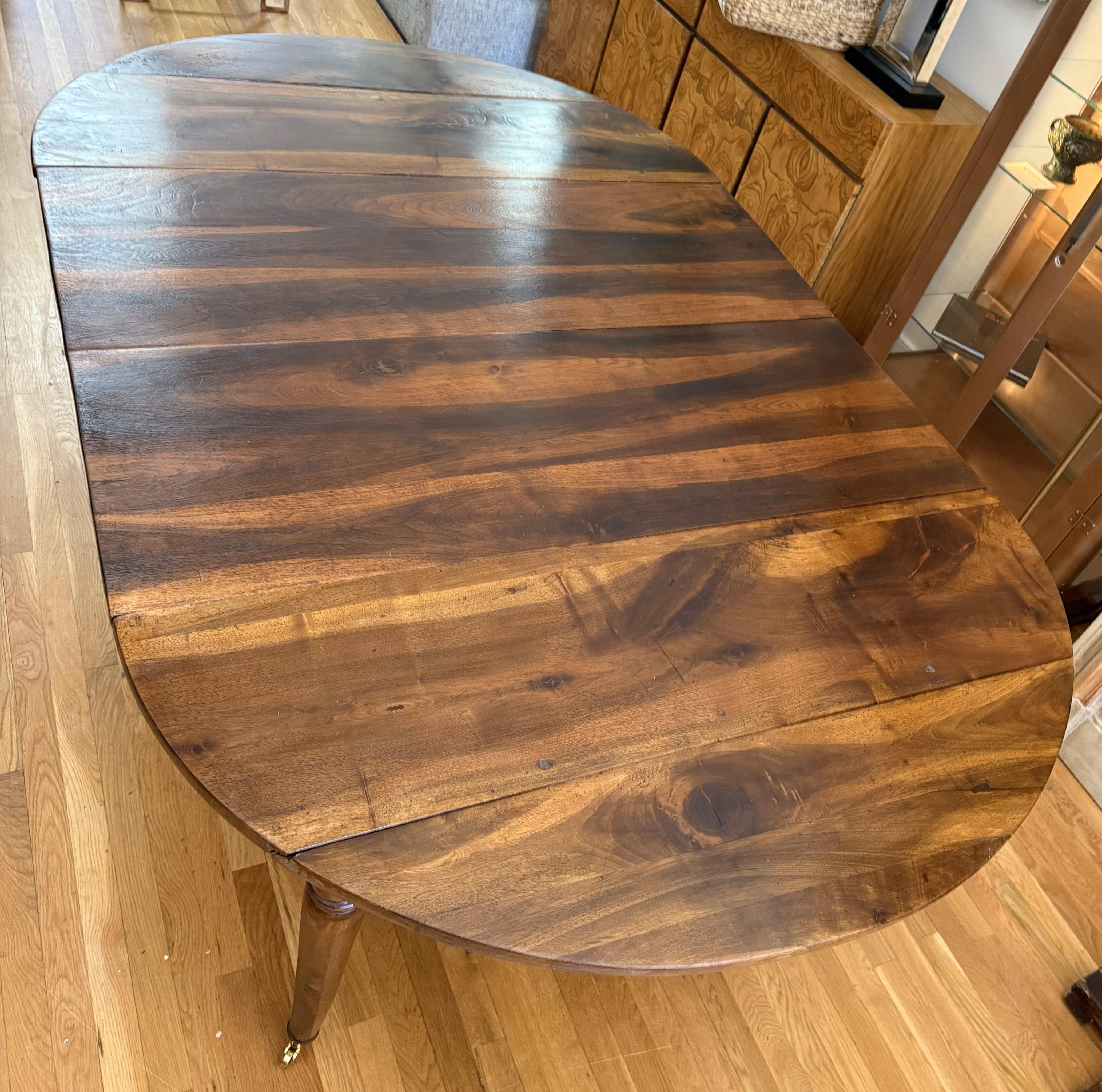 Early 19th Century Directoire Style French Provincial Extending Dining Table 6