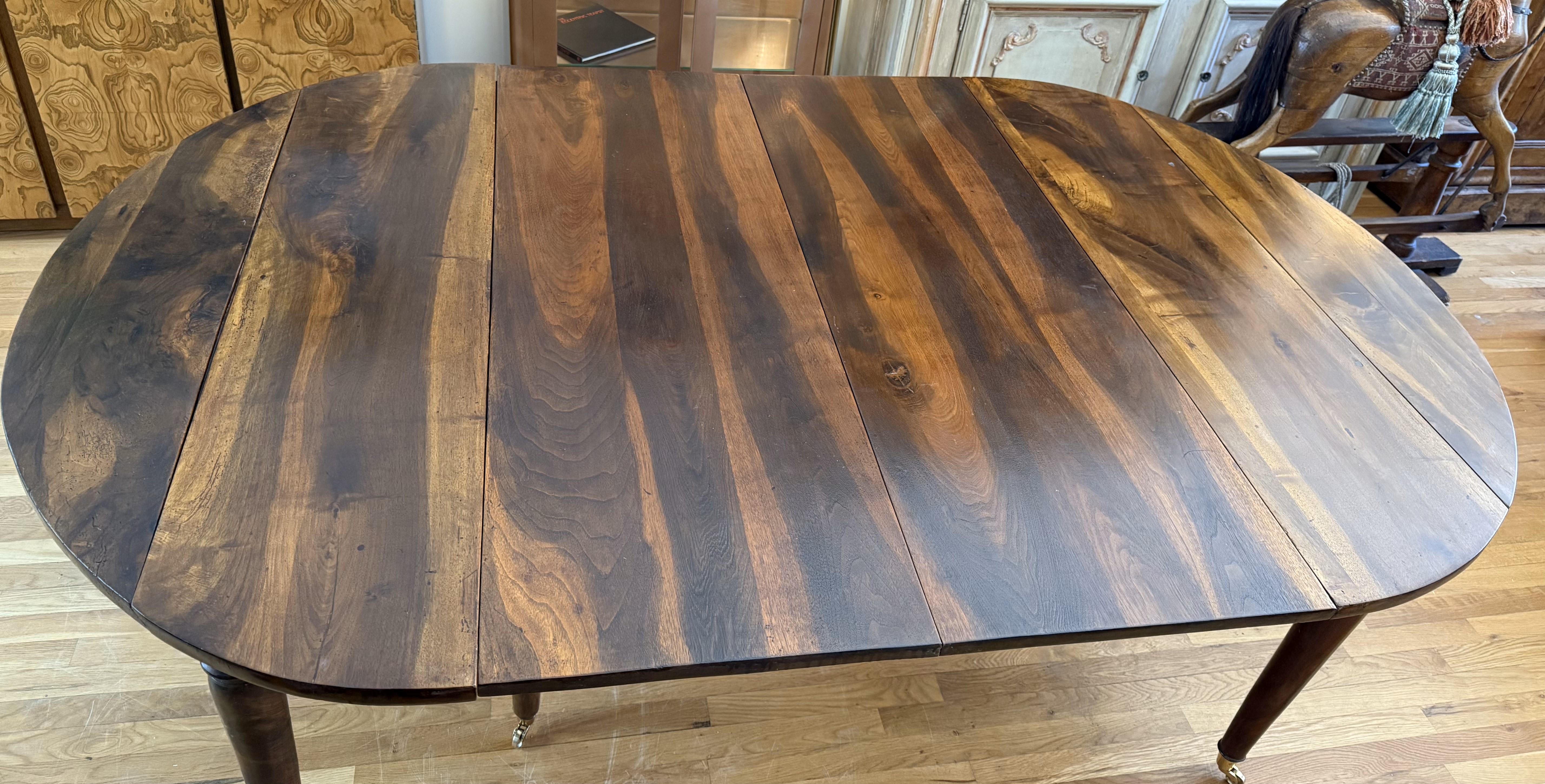 Early 19th Century Directoire Style French Provincial Extending Dining Table 4