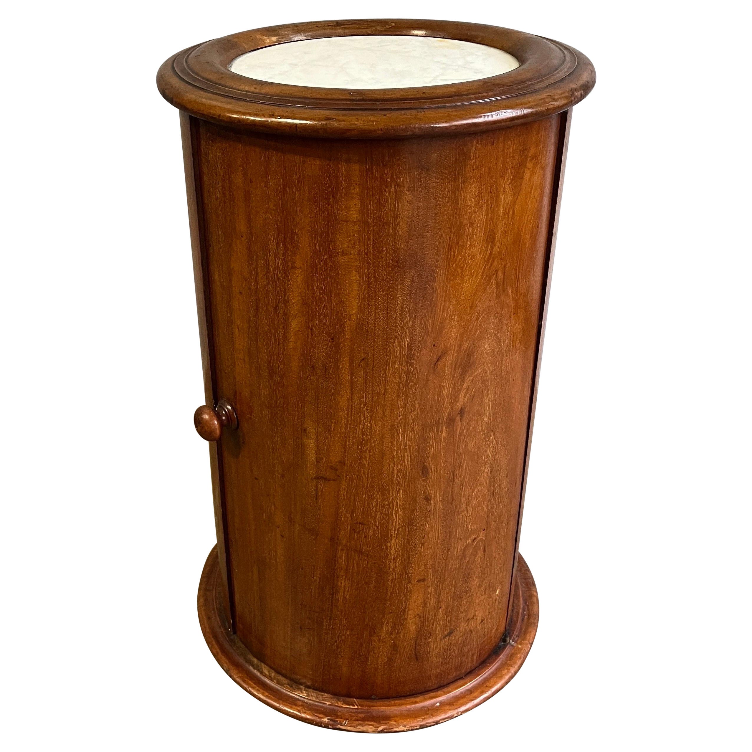 Early 19th Century Drum Table Marble Top Somno