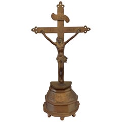 Early 19th century Dutch Bronze Crucifix