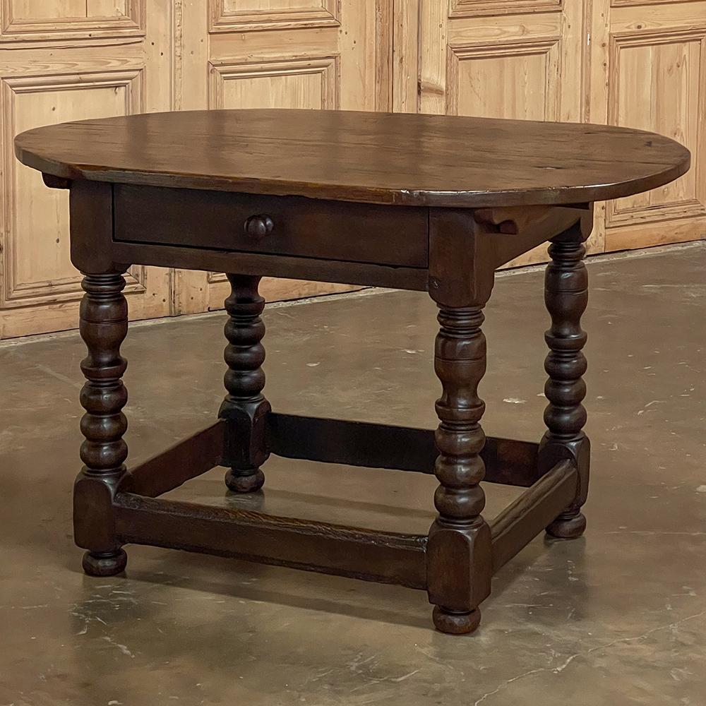 Hand-Crafted Early 19th Century Dutch End Table For Sale