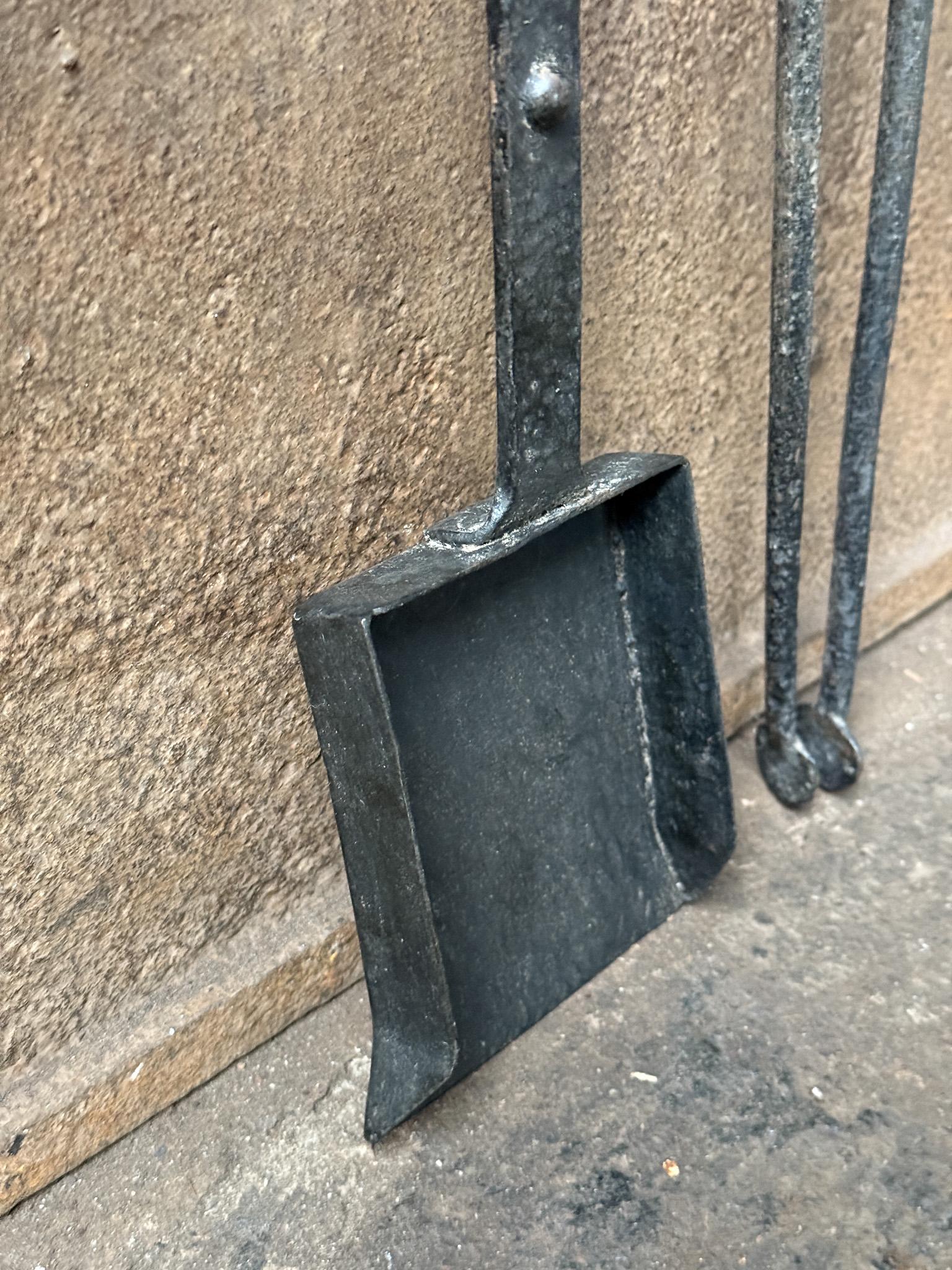 Strumenti da camino olandesi del primo Ottocento In condizioni buone in vendita a Soest, NL