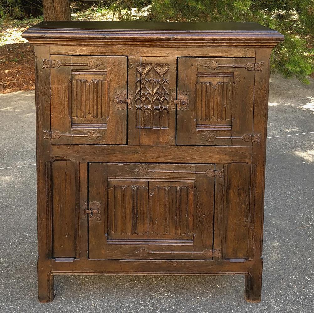 French Early 19th Century Dutch Gothic Cabinet