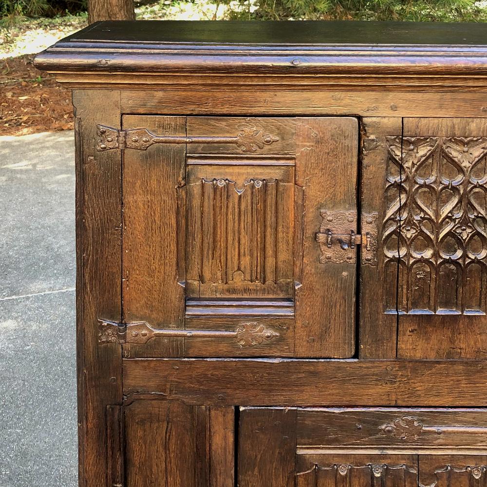 Early 19th Century Dutch Gothic Cabinet In Good Condition In Dallas, TX