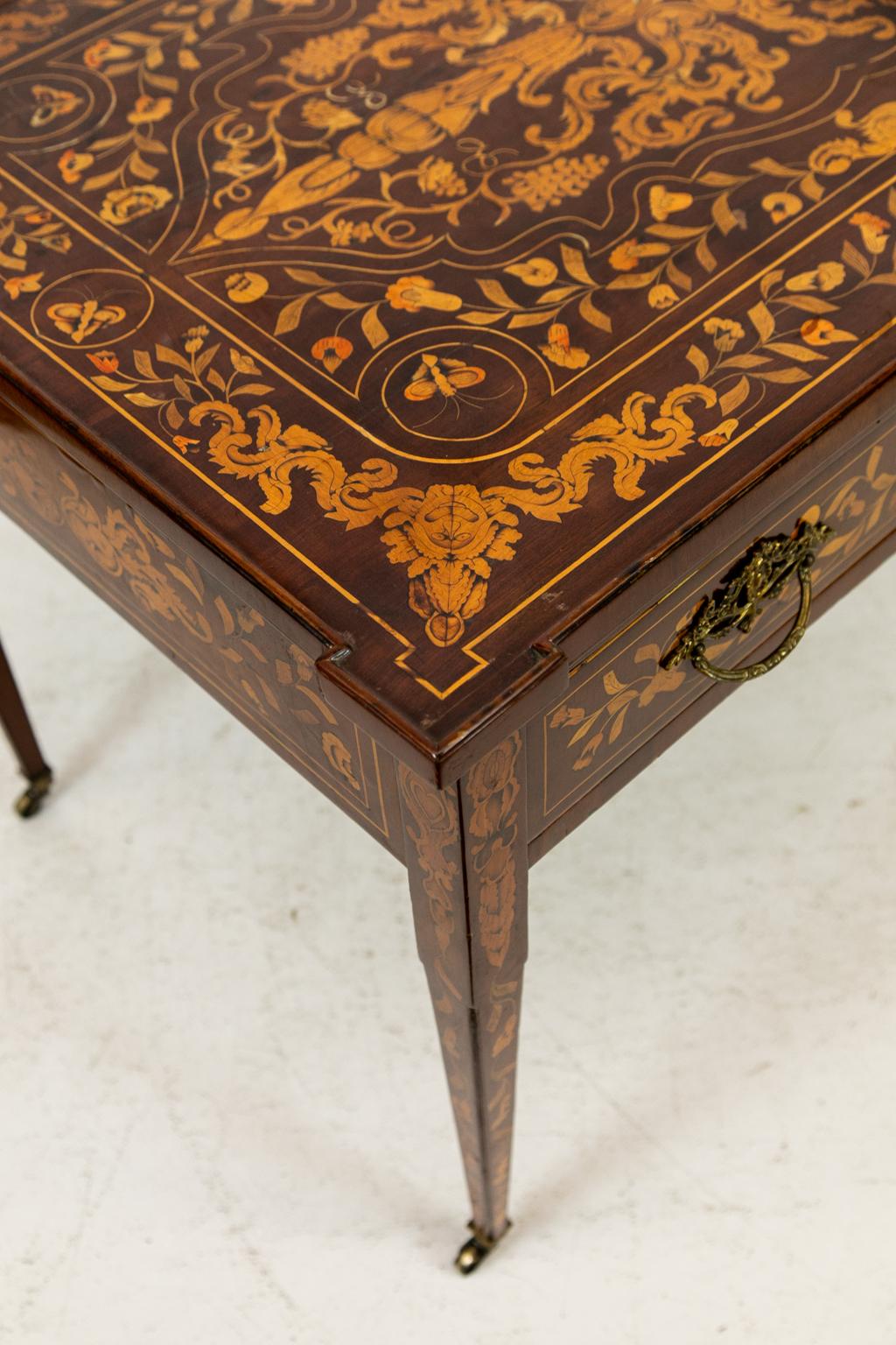 Early 19th Century Dutch Marquetry Center Table For Sale 6