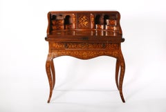 Early 19th Century Dutch Marquetry Slant Desk