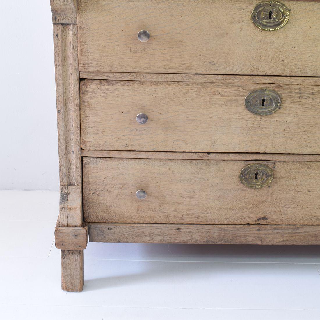 Early 19th Century Dutch Oak Empire Chest of Drawers 5