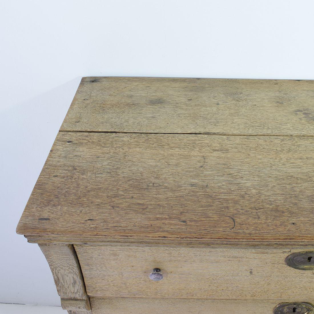 Early 19th Century Dutch Oak Empire Chest of Drawers 7