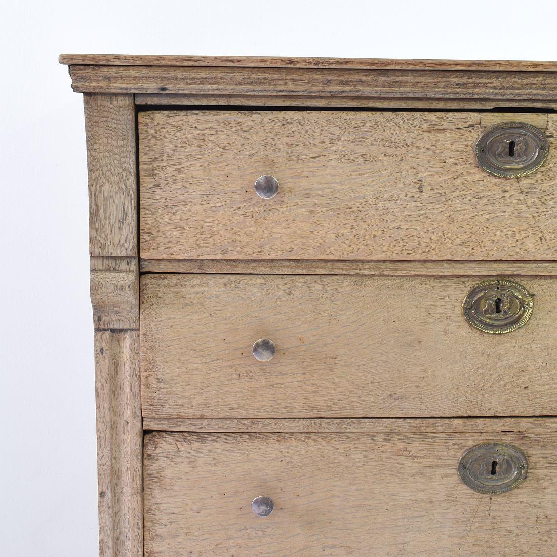 Early 19th Century Dutch Oak Empire Chest of Drawers 3