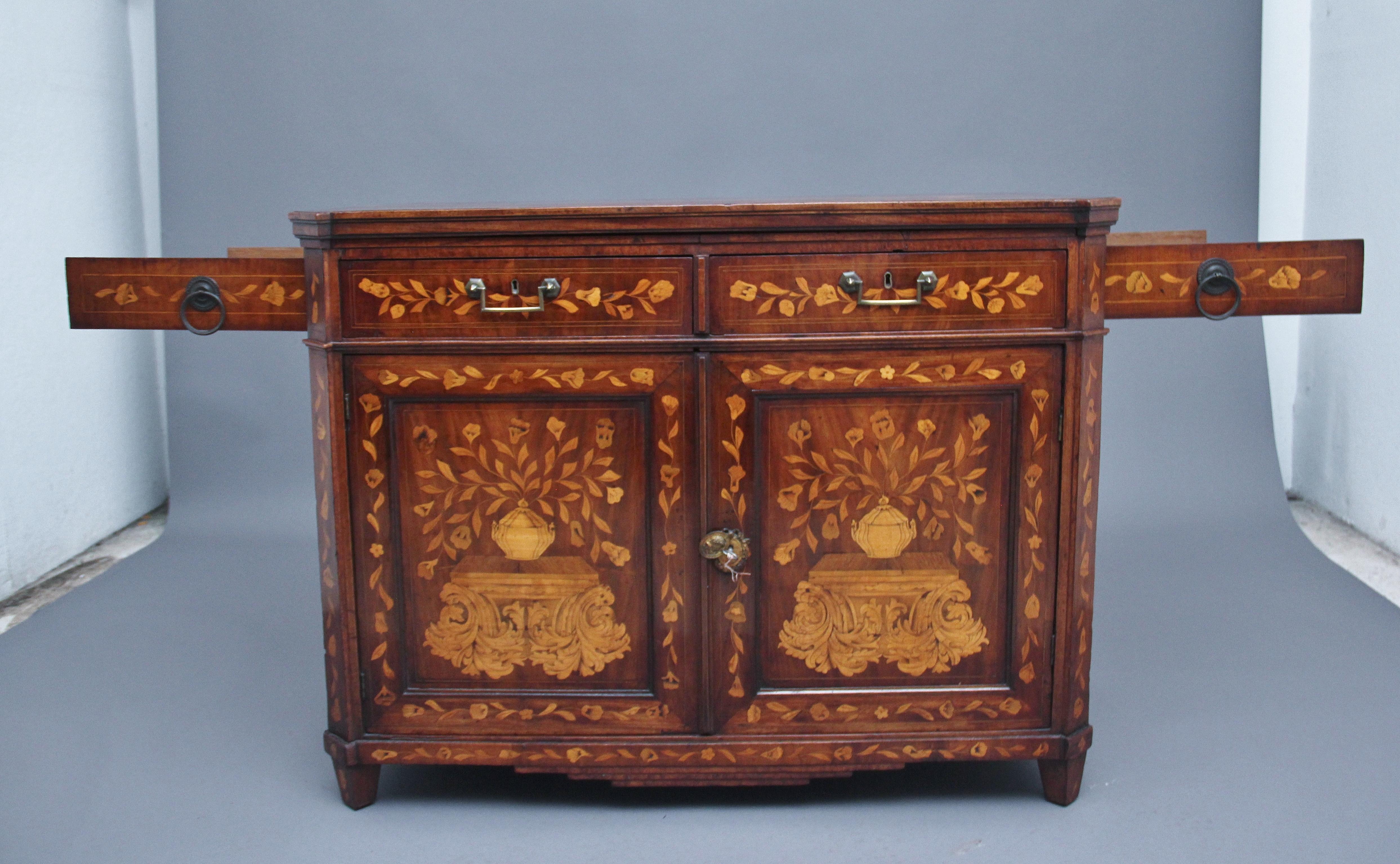 Early 19th Century Dutch Travelling Cabinet For Sale 7