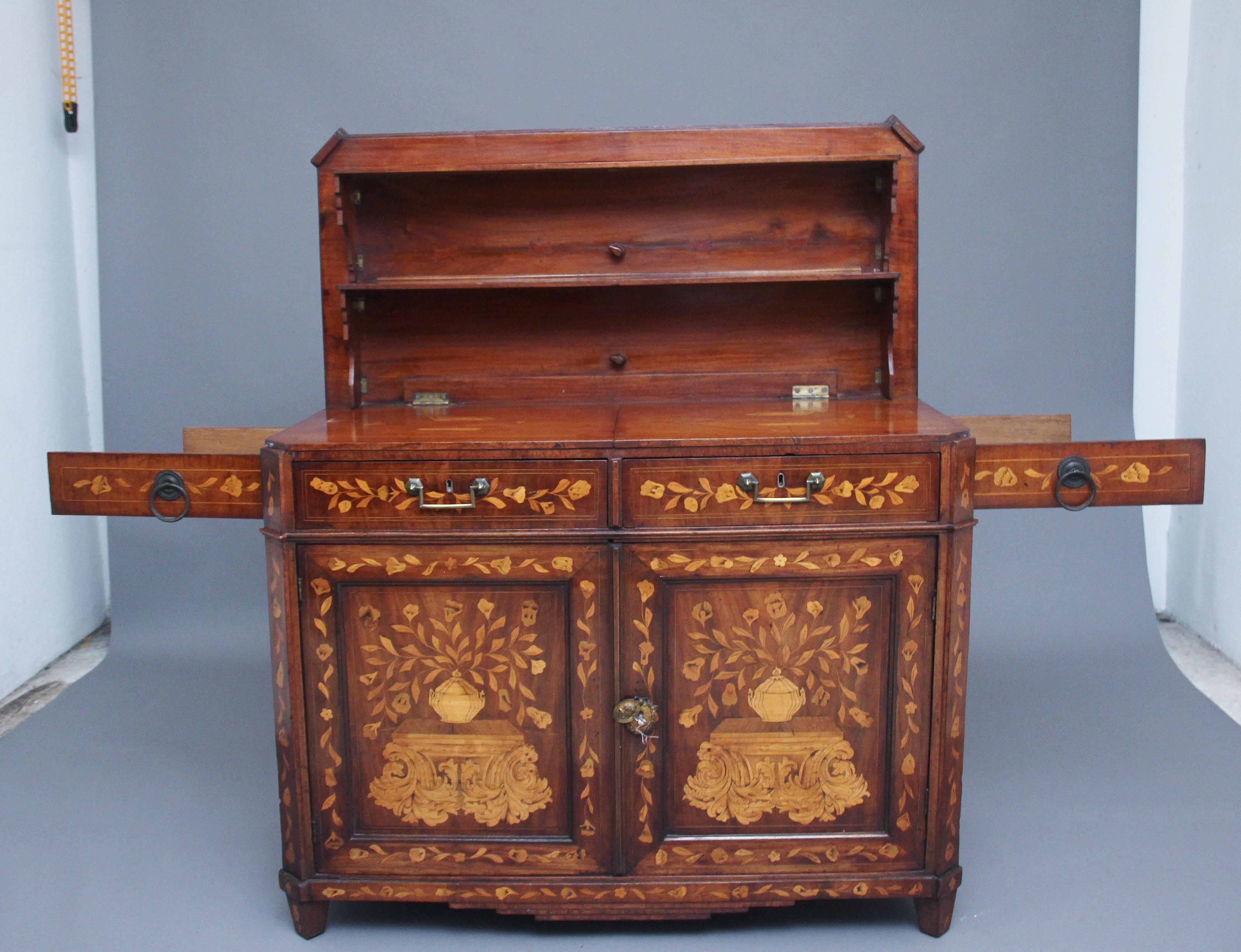 Early 19th Century Dutch Travelling Cabinet For Sale 12