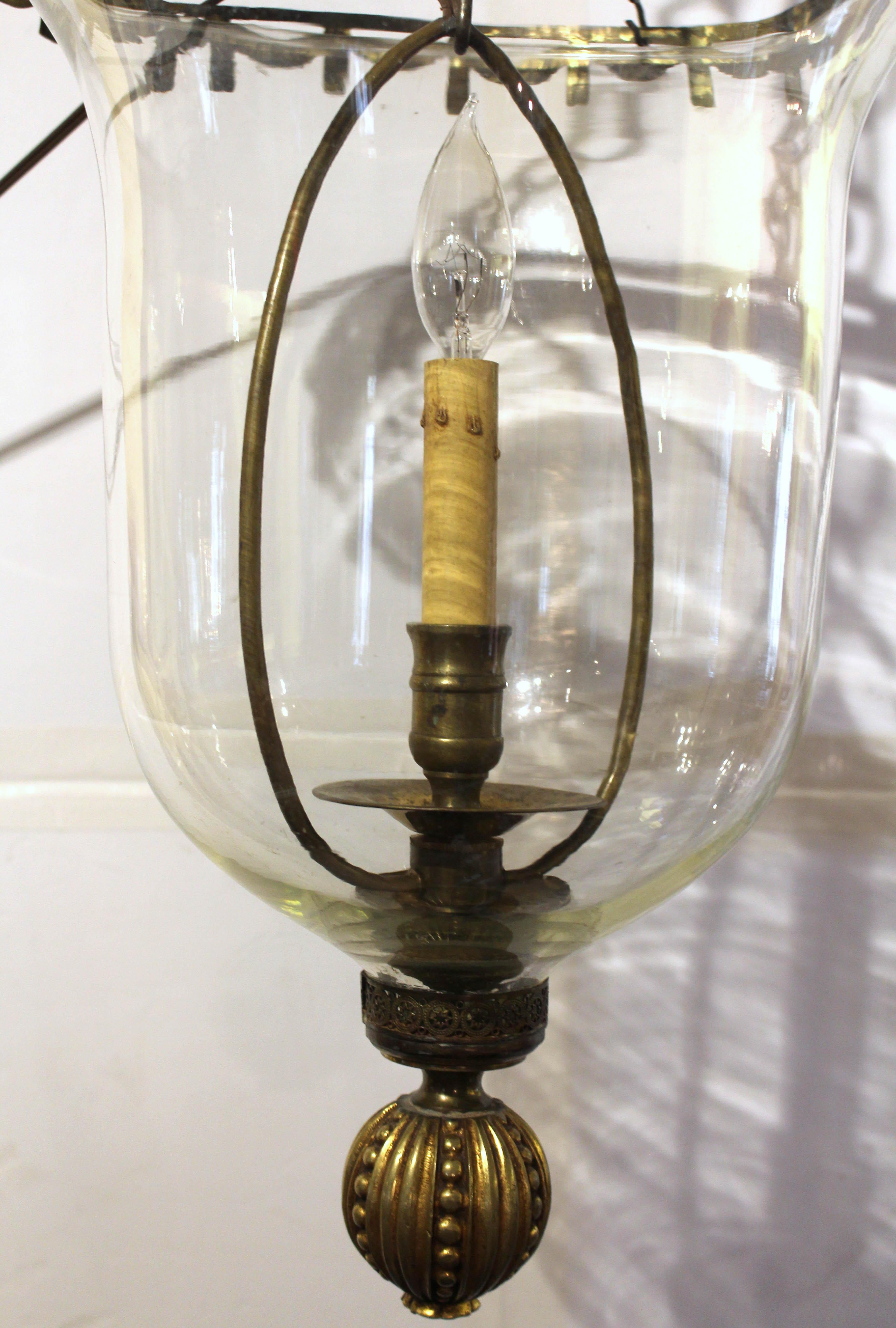 English Early 19th Century Eagle Mounted Hall Lantern