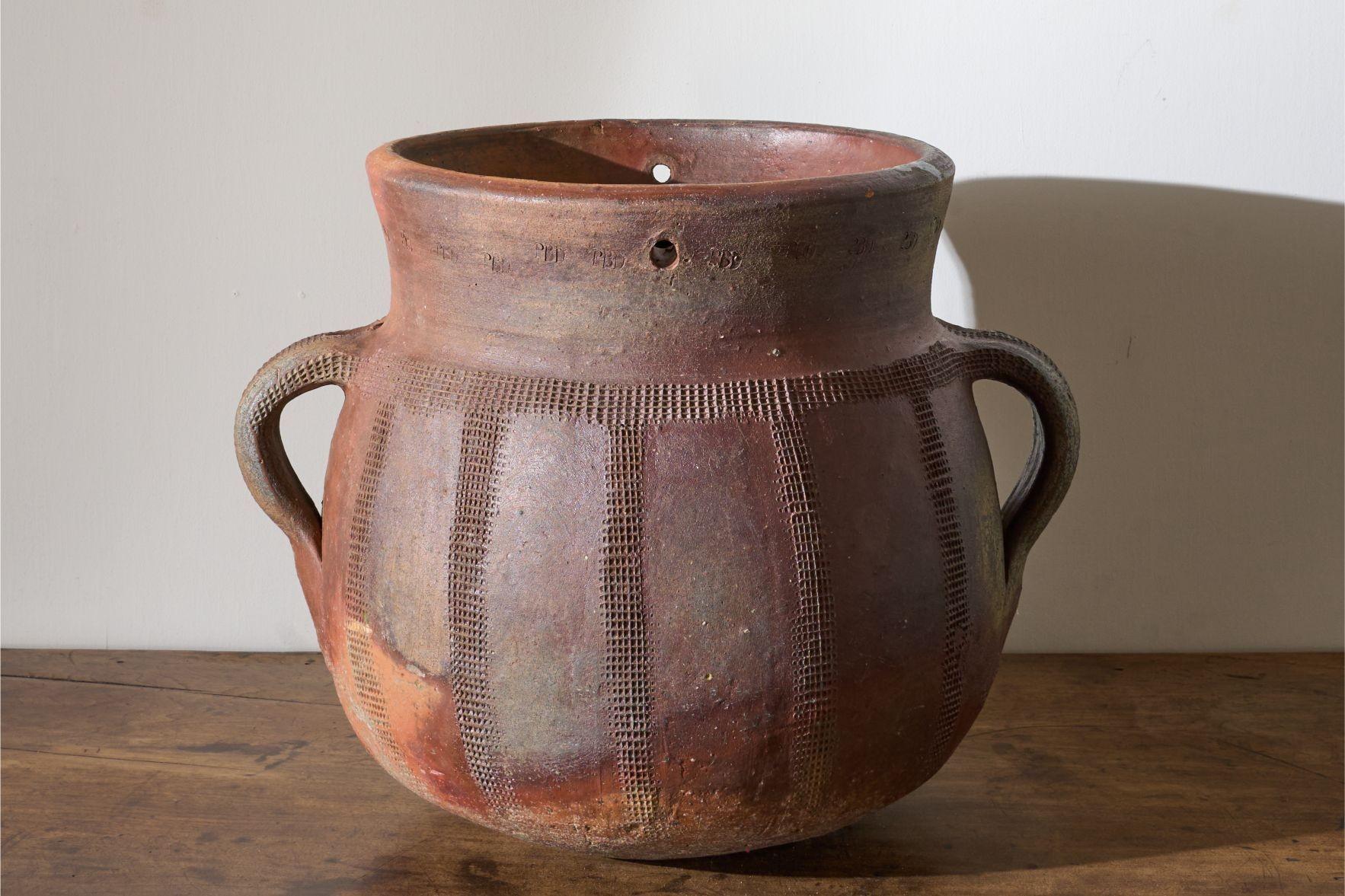 Cotto Vaso per ponne in terracotta dell'inizio del XIX secolo in vendita
