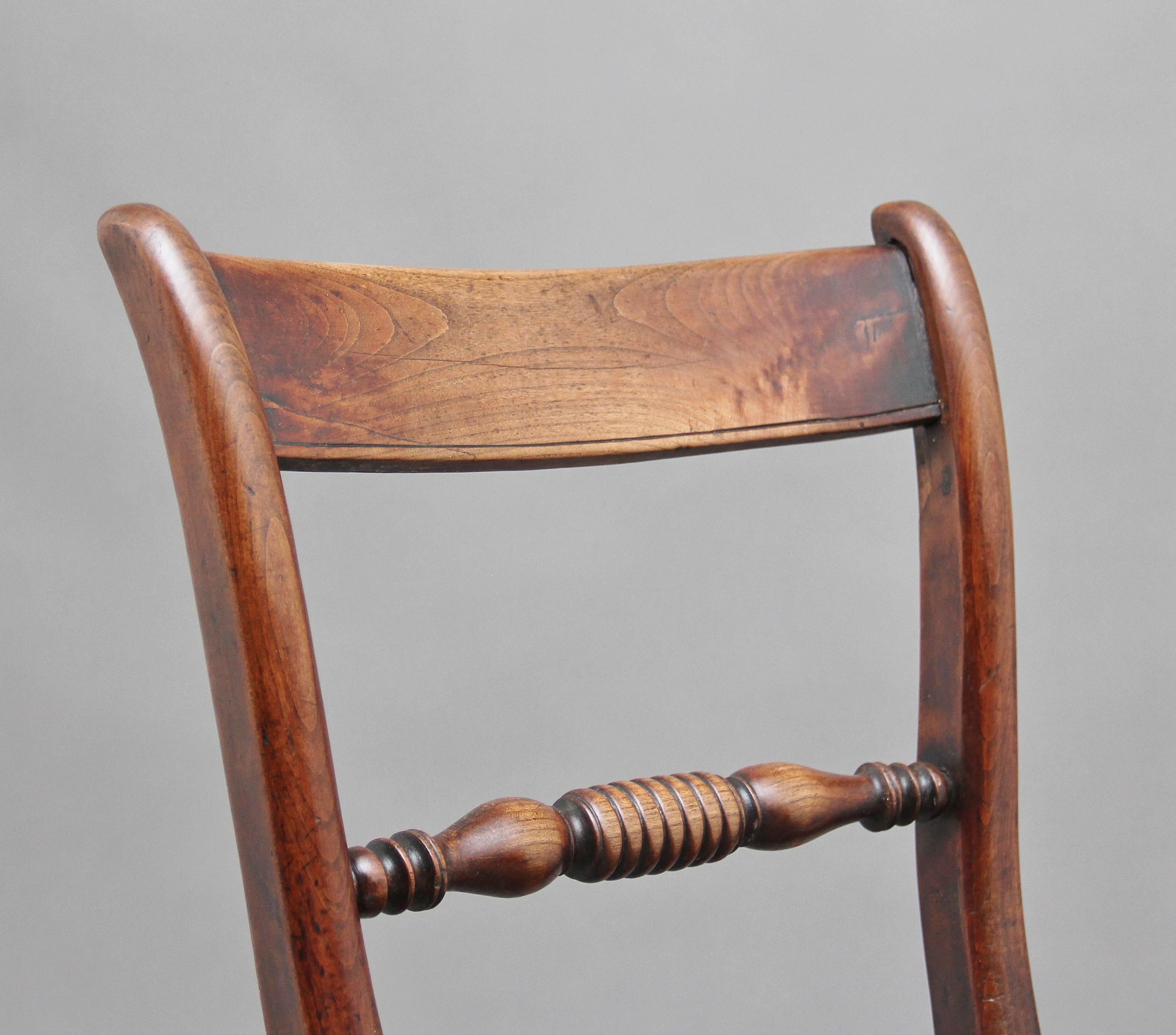 Early 19th Century Elm and Ash Side Chair 1