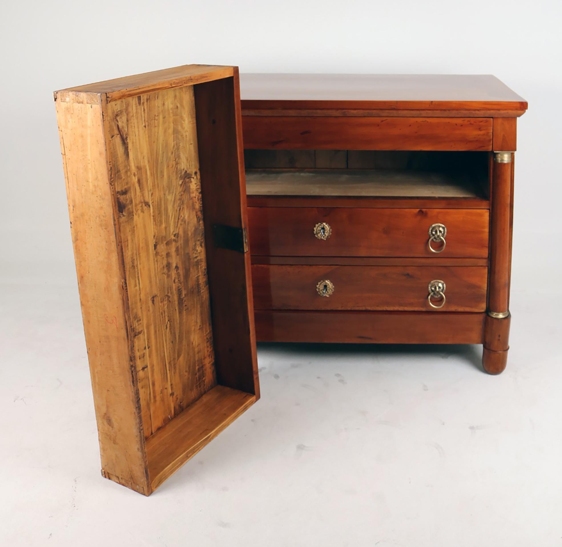Early 19th Century Empire Chest of Drawers, Cherrywood, France, C. 1820 7