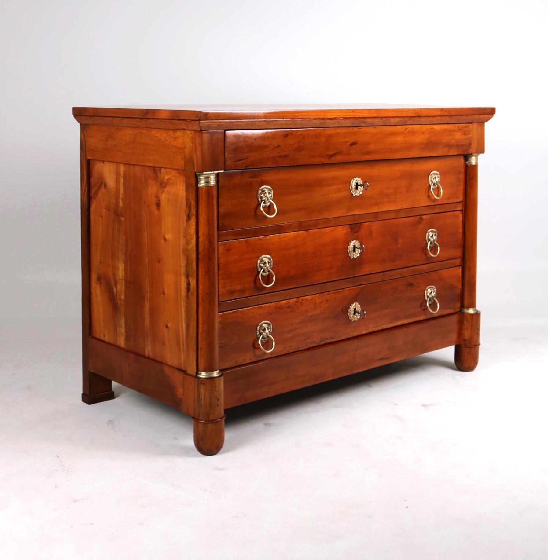 Early 19th Century Empire Chest of Drawers, Cherrywood, France, C. 1820 2